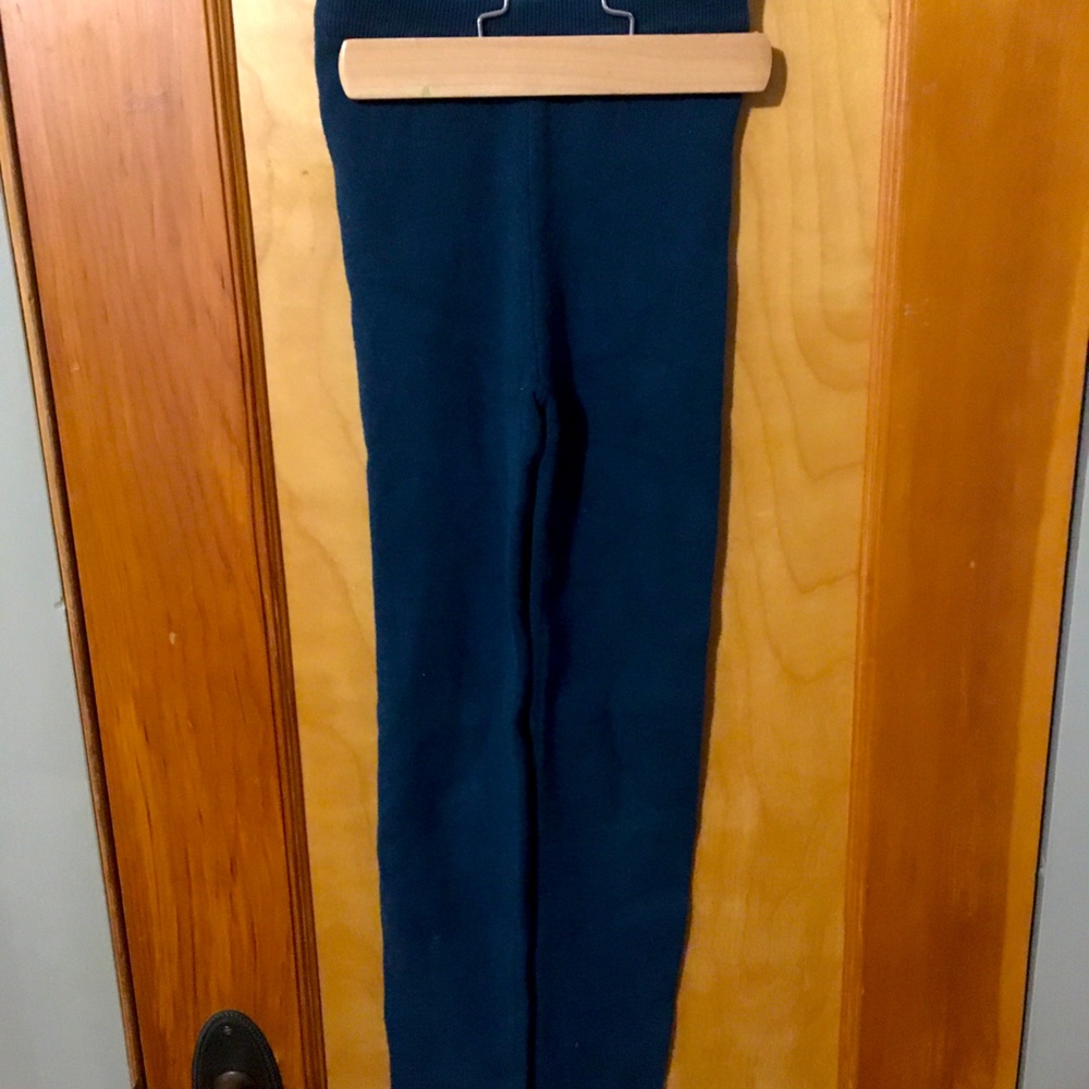 Mini souris leggings with narrow ribbing
